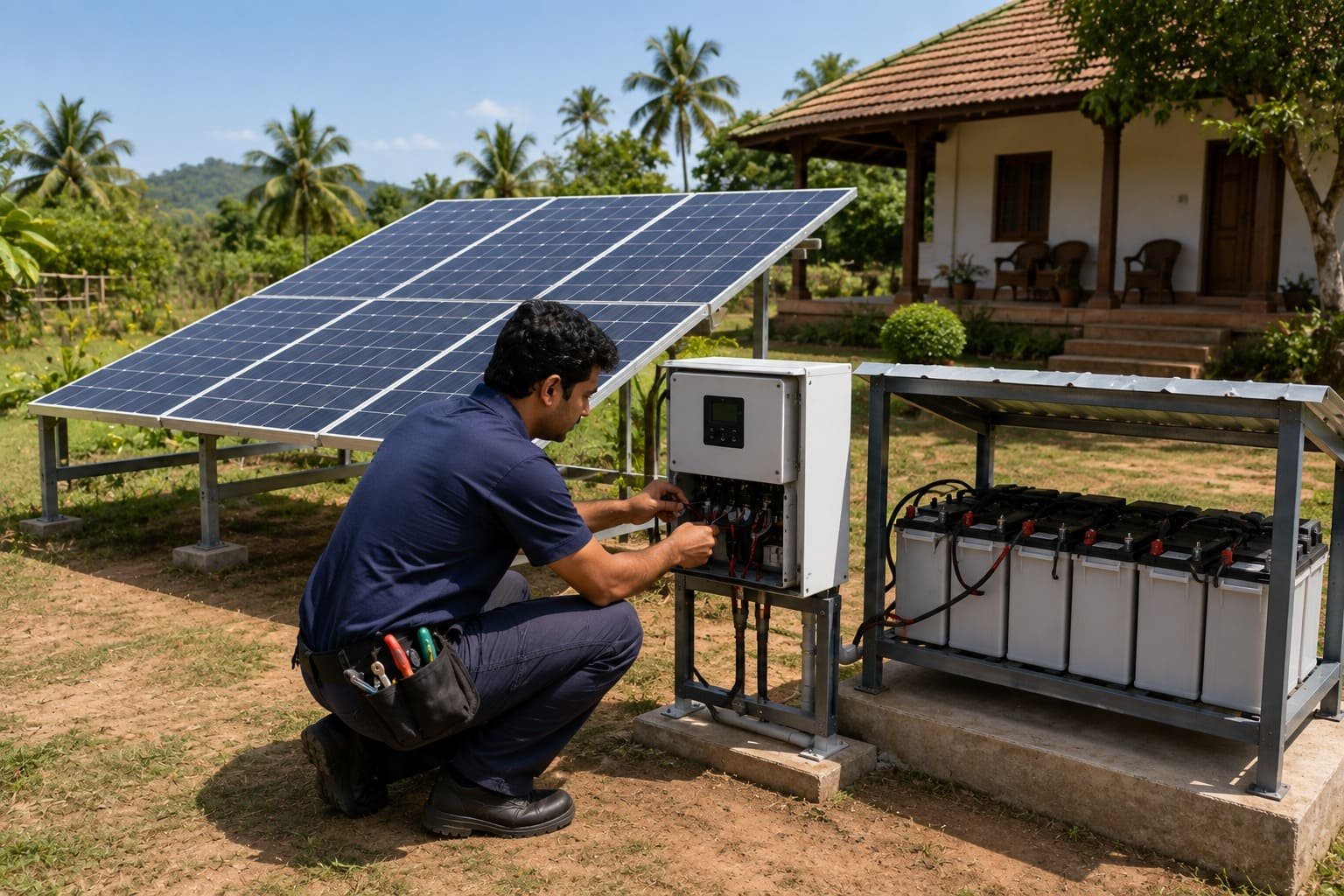 Best Off Grid Solar Installation Company in Madurai